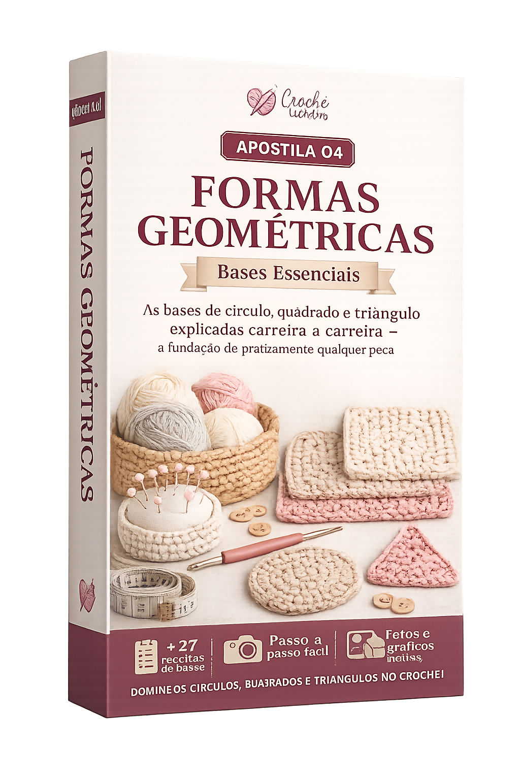 Mockup Apostila Receitas de Formas Geométricas