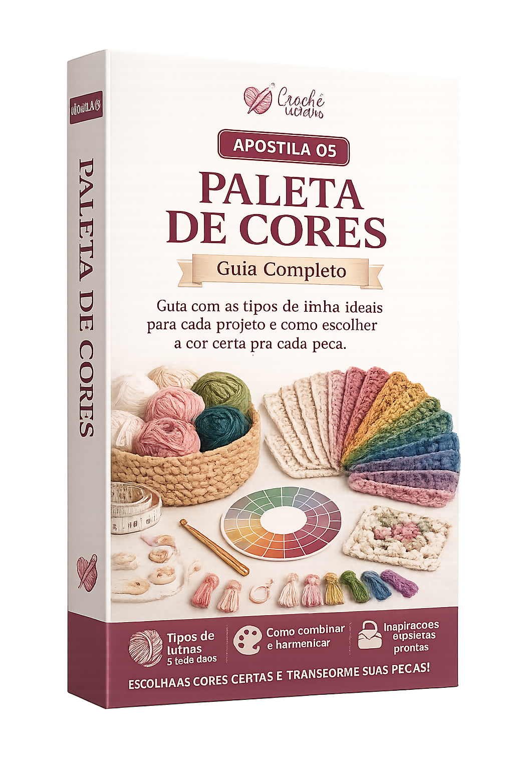 Mockup Apostila Paleta de Cores