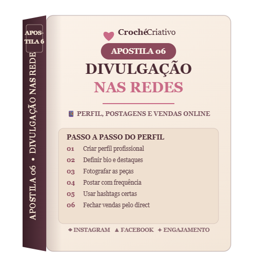 Mockup Apostila Como Divulgar Seu Trabalho nas Redes Sociais